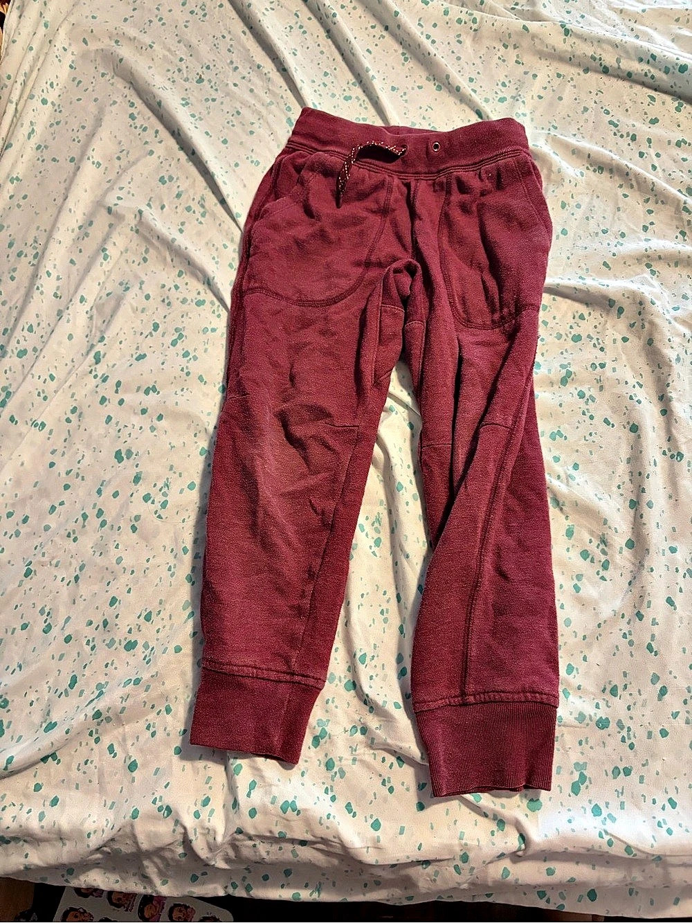 Gap Burgundy Jogger Pants